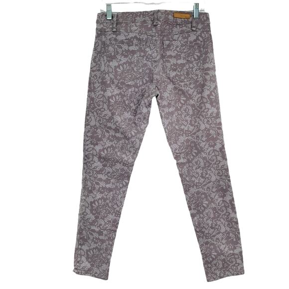 Sanctuary Denim XP453G24 Gray Floral Lace Skinny Casual Stretch Jeans 28 - Picture 3 of 11